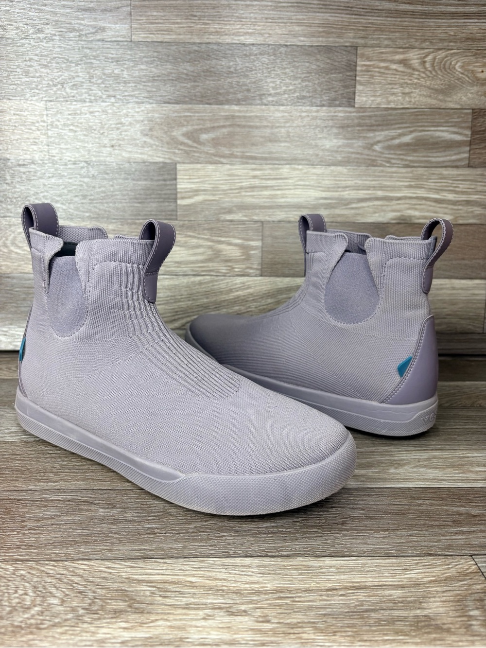 VESSI Weekend Chelsea Boots Temperature Regulating Breathable Purple Men’s 10